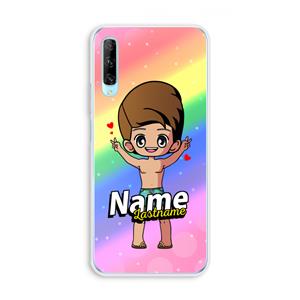 CaseCompany Chibi Maker man: Huawei P Smart Pro Transparant Hoesje