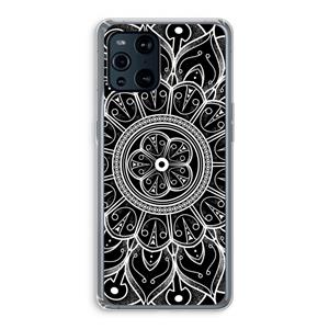 CaseCompany Roses Are Red: Oppo Find X3 Transparant Hoesje