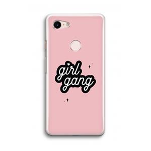 CaseCompany Girl Gang: Google Pixel 3 Transparant Hoesje