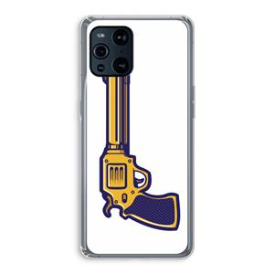 CaseCompany Pew Pew Pew: Oppo Find X3 Transparant Hoesje