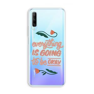 CaseCompany Optimistic flower girl: Huawei P Smart Pro Transparant Hoesje