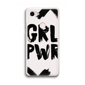 CaseCompany Girl Power #2: Google Pixel 3 Transparant Hoesje