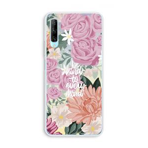 CaseCompany Kindness matters: Huawei P Smart Pro Transparant Hoesje