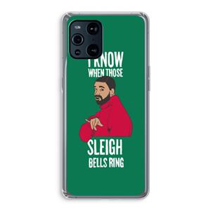 CaseCompany Sleigh Bells Ring: Oppo Find X3 Transparant Hoesje