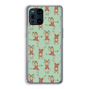 CaseCompany Gymboys: Oppo Find X3 Transparant Hoesje
