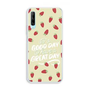 CaseCompany Don't forget to have a great day: Huawei P Smart Pro Transparant Hoesje