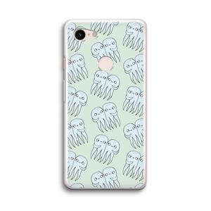 CaseCompany Octopussen: Google Pixel 3 Transparant Hoesje