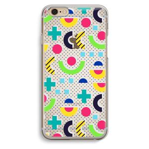 CaseCompany 8-bit N°1: iPhone 6 / 6S Transparant Hoesje