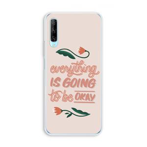 CaseCompany Optimistic flower girl: Huawei P Smart Pro Transparant Hoesje