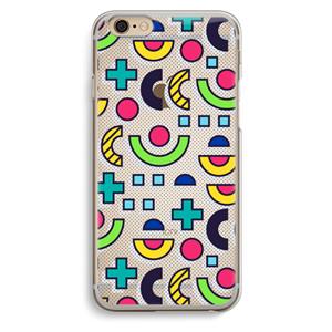 CaseCompany 8-bit N°6: iPhone 6 / 6S Transparant Hoesje