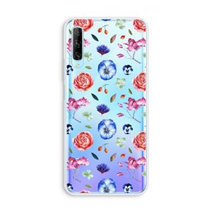 CaseCompany Bloemetjes: Huawei P Smart Pro Transparant Hoesje
