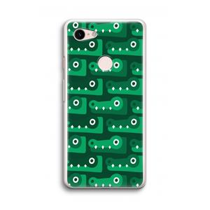CaseCompany Crocs: Google Pixel 3 Transparant Hoesje