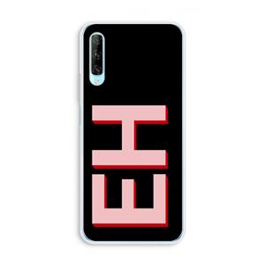 CaseCompany Monogram: Huawei P Smart Pro Transparant Hoesje