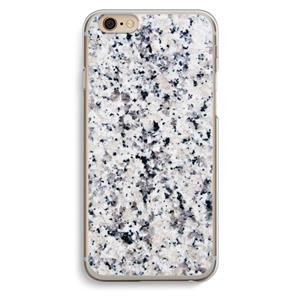 CaseCompany Gespikkelde marmer: iPhone 6 / 6S Transparant Hoesje