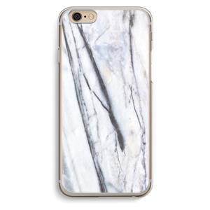 CaseCompany Gestreepte marmer: iPhone 6 / 6S Transparant Hoesje