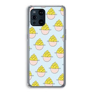 CaseCompany Citroenen: Oppo Find X3 Transparant Hoesje