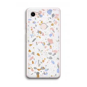 CaseCompany Terrazzo N°8: Google Pixel 3 Transparant Hoesje