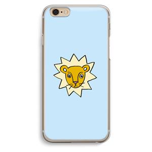 CaseCompany Kleine leeuw: iPhone 6 / 6S Transparant Hoesje