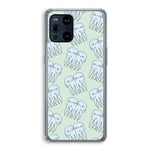 CaseCompany Octopussen: Oppo Find X3 Transparant Hoesje
