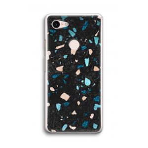 CaseCompany Terrazzo N°11: Google Pixel 3 Transparant Hoesje