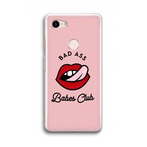 CaseCompany Badass Babes Club: Google Pixel 3 Transparant Hoesje