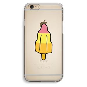 CaseCompany Raketijsje: iPhone 6 / 6S Transparant Hoesje
