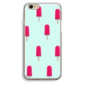 CaseCompany Waterijsje: iPhone 6 / 6S Transparant Hoesje