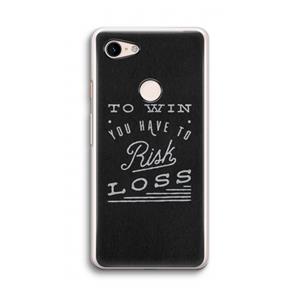 CaseCompany Risk loss: Google Pixel 3 Transparant Hoesje