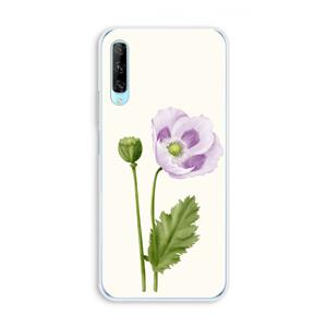 CaseCompany Purple poppy: Huawei P Smart Pro Transparant Hoesje
