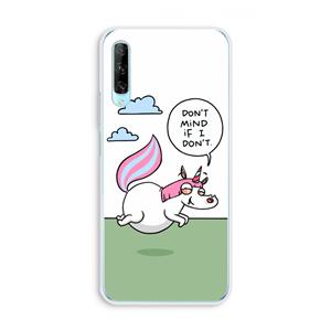 CaseCompany Unicorn: Huawei P Smart Pro Transparant Hoesje