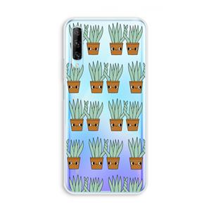 CaseCompany Sansevieria: Huawei P Smart Pro Transparant Hoesje