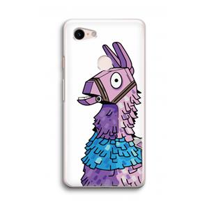 CaseCompany Lama: Google Pixel 3 Transparant Hoesje
