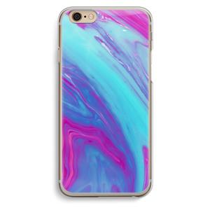 CaseCompany Zweverige regenboog: iPhone 6 / 6S Transparant Hoesje