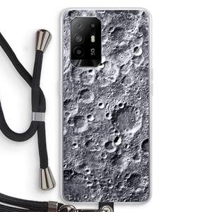 CaseCompany Maanlandschap: Oppo A94 5G Transparant Hoesje met koord