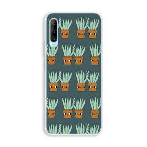CaseCompany Sansevieria: Huawei P Smart Pro Transparant Hoesje