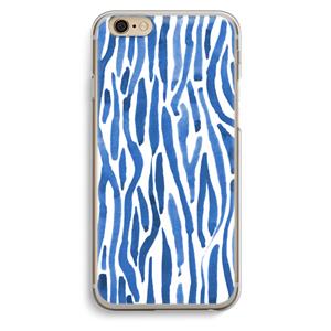 CaseCompany Blauwe nerven: iPhone 6 / 6S Transparant Hoesje