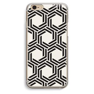 CaseCompany Geometrisch patroon: iPhone 6 / 6S Transparant Hoesje