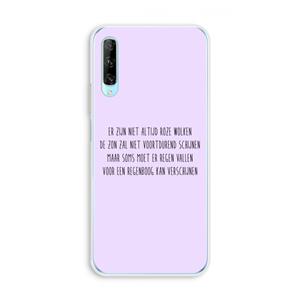 CaseCompany Regenboog: Huawei P Smart Pro Transparant Hoesje