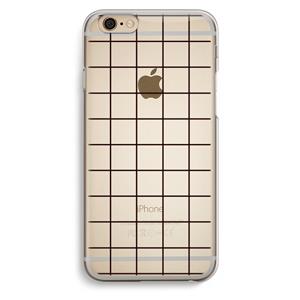 CaseCompany Rooster: iPhone 6 / 6S Transparant Hoesje