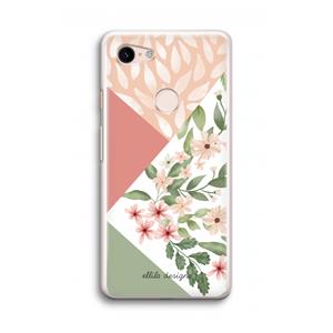 CaseCompany Sweet heaven geometrics: Google Pixel 3 Transparant Hoesje