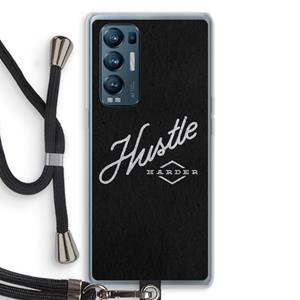 CaseCompany Hustle: Oppo Find X3 Neo Transparant Hoesje met koord