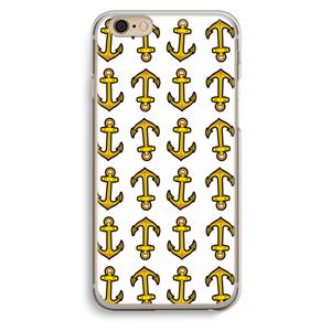 CaseCompany Musketon Anchor: iPhone 6 / 6S Transparant Hoesje