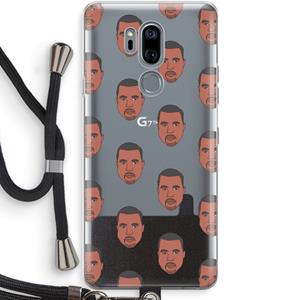 CaseCompany Kanye Call Me℃: LG G7 Thinq Transparant Hoesje met koord