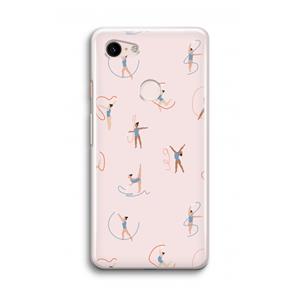 CaseCompany Dancing #3: Google Pixel 3 Transparant Hoesje