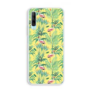 CaseCompany Flamingo party: Huawei P Smart Pro Transparant Hoesje