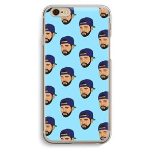 CaseCompany Drake Away: iPhone 6 / 6S Transparant Hoesje