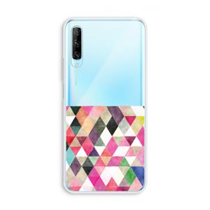 CaseCompany Gekleurde driehoekjes: Huawei P Smart Pro Transparant Hoesje