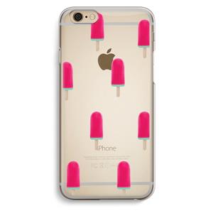 CaseCompany Waterijsje: iPhone 6 / 6S Transparant Hoesje