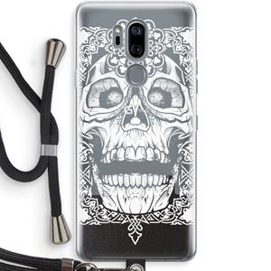 CaseCompany Seek & Destroy: LG G7 Thinq Transparant Hoesje met koord