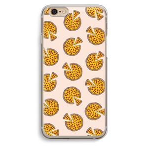 CaseCompany You Had Me At Pizza: iPhone 6 / 6S Transparant Hoesje
